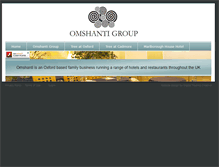 Tablet Screenshot of omshanti-group.com